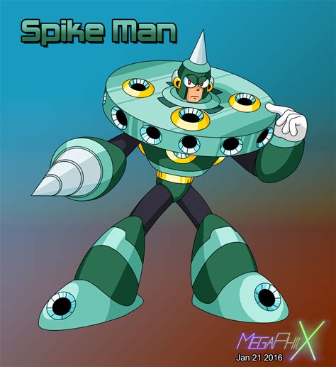 mega man spike man|is mega man a robot.